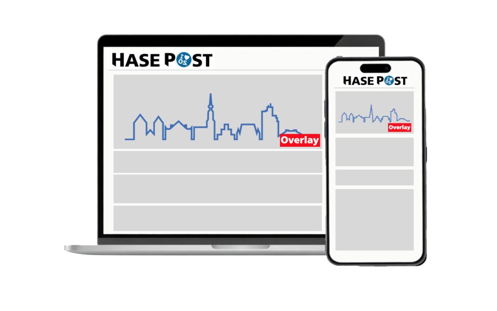 Image-Overlay-Werbung auf der HASEPOST