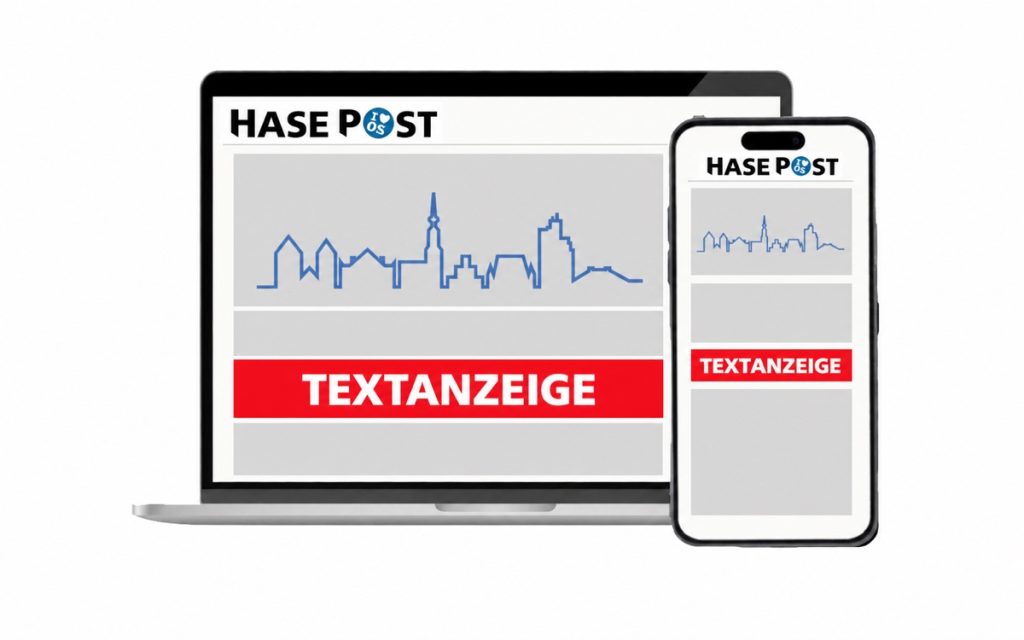 Beispiel einer Textanzeige im HASEPOST Content-Billboard