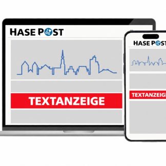 Beispiel einer Textanzeige im HASEPOST Content-Billboard